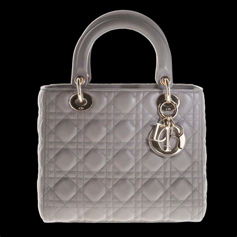 lady dior medium grey|lambskin dior bag.